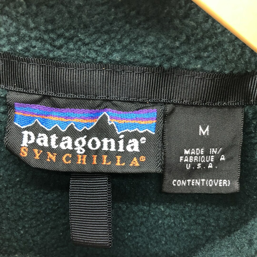 90年代 パタゴニア Patagonia SYNCHILLA シンチラ 25410 フリースジャケット USA製 メンズM ヴィンテージ /eaa377232