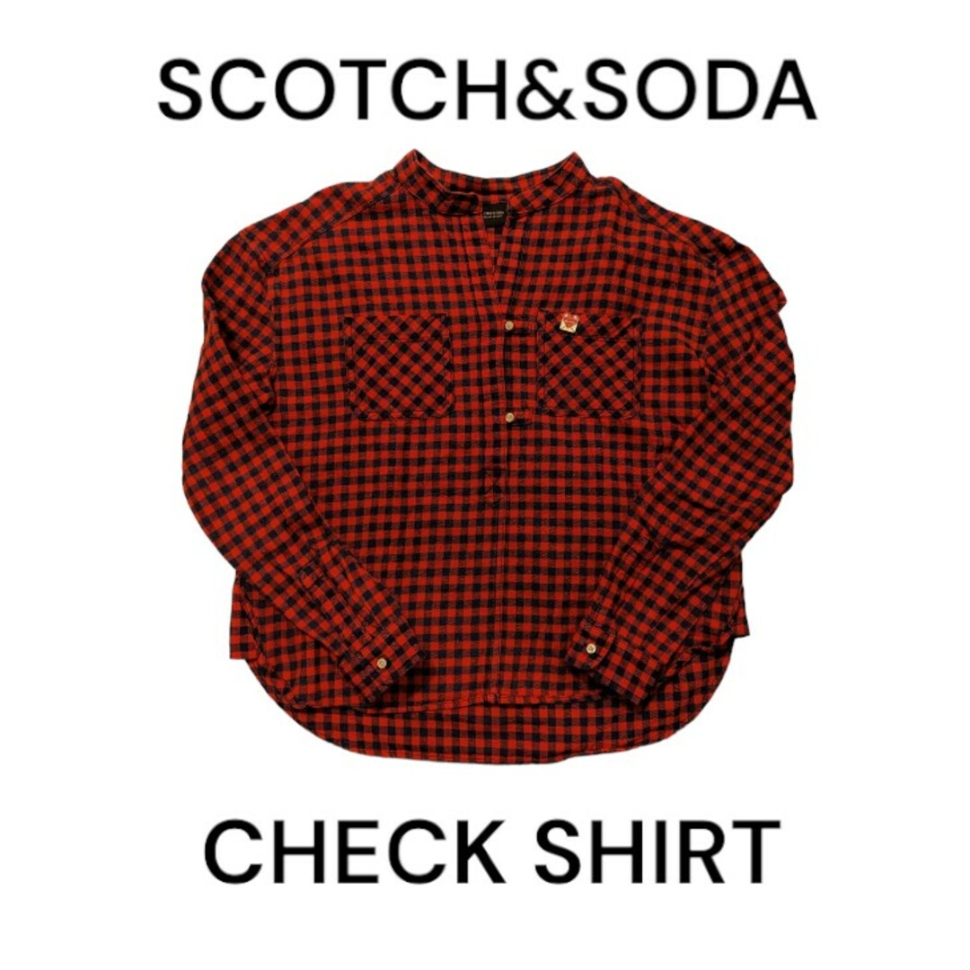 SCOTCH & SODA(スコッチアンドソーダ)のSCOTCH&SODA☆チェックシャツ☆Ｓサイズ☆ レディースのトップス(シャツ/ブラウス(長袖/七分))の商品写真