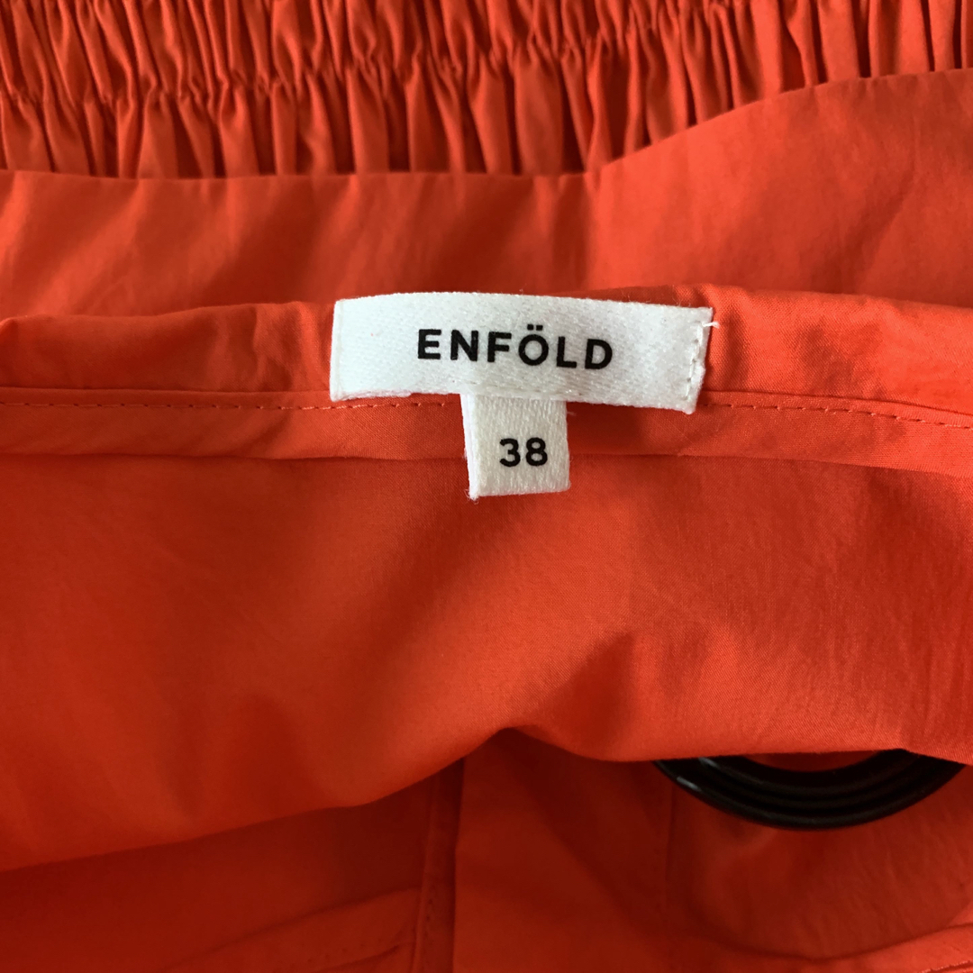 ENFOLD(エンフォルド)の美品 ✴︎ ENFOLD ギャザードレス ワンピース 38  エンフォルド レディースのワンピース(ロングワンピース/マキシワンピース)の商品写真