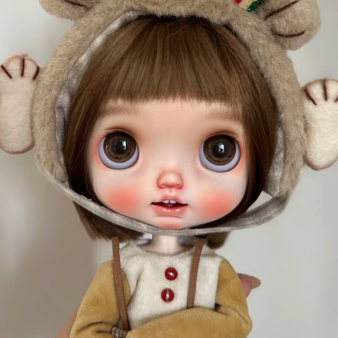 お気に入り】 まんまる かわいい カスタムドール 作家様カスタム お気に入り】 まんまる かわいい カスタムドール 作家様カスタム
