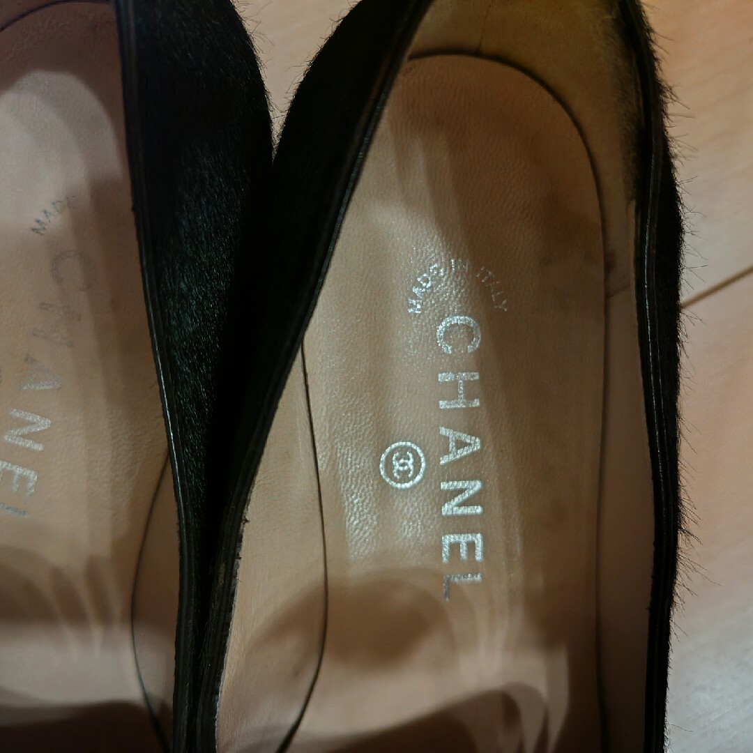 CHANEL ハラコ ローファー