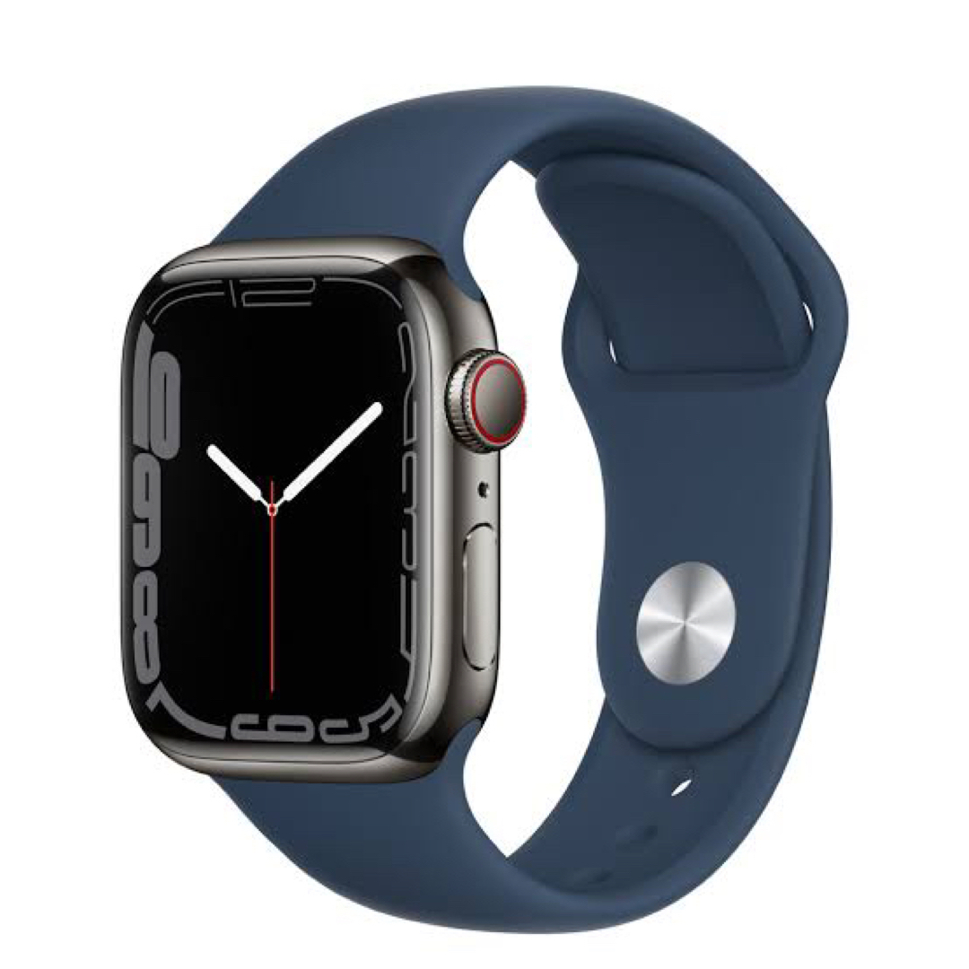 Apple Watch - アップルウォッチ7 グラファイトステンレス 美品 ...