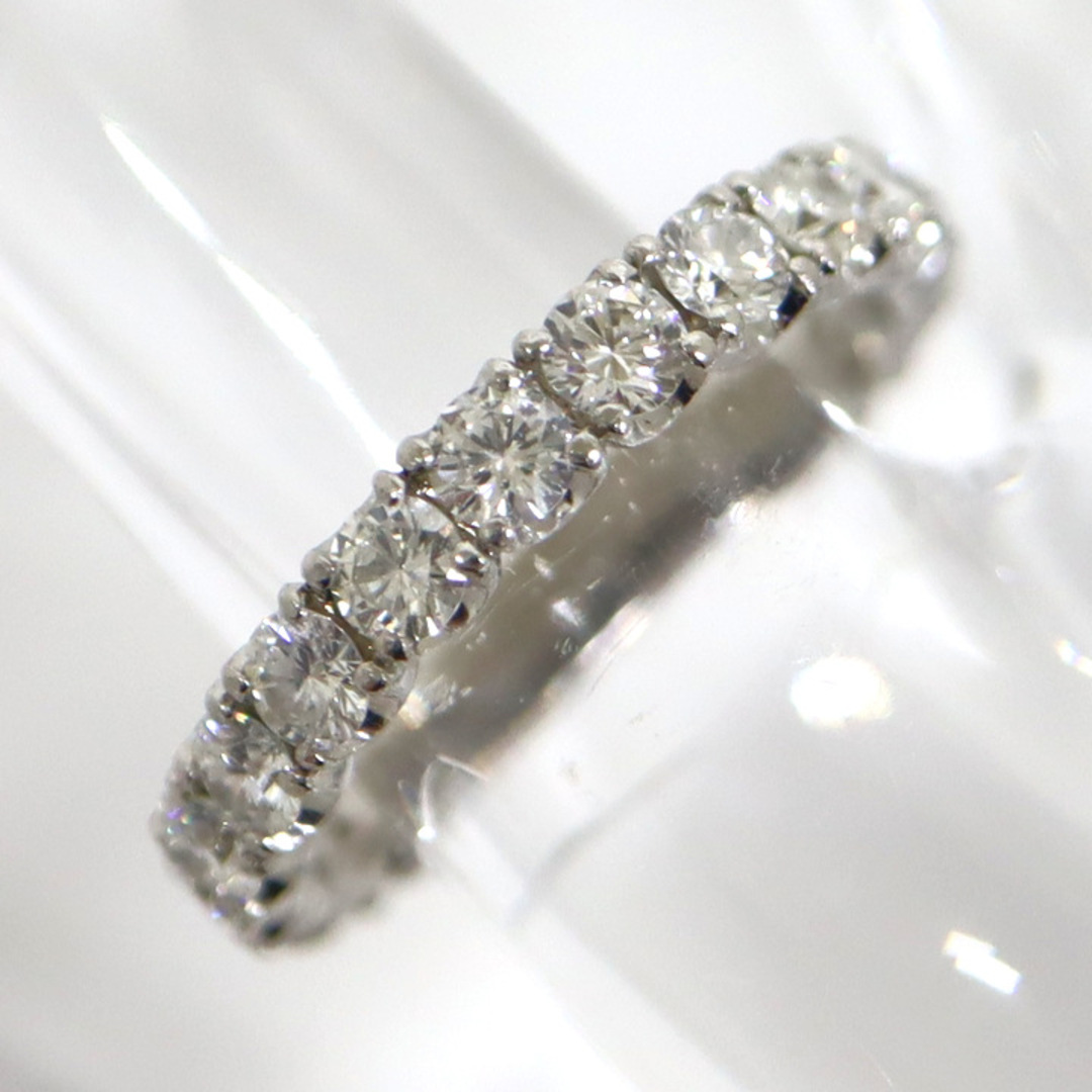 【Jewelry】Pt900 エタニティリング D.1.5ct 5.2g/hm09702kt