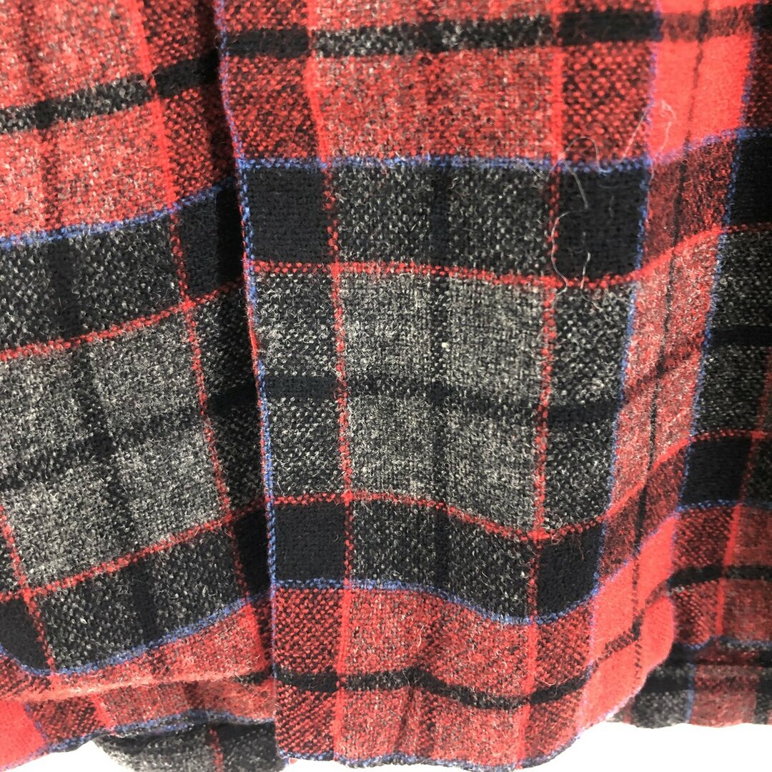 PENDLETON(ペンドルトン)の古着 50年代 ペンドルトン PENDLETON チェック柄 ボードシャツ ウールボックスシャツ メンズL ヴィンテージ /eaa383984 メンズのトップス(シャツ)の商品写真