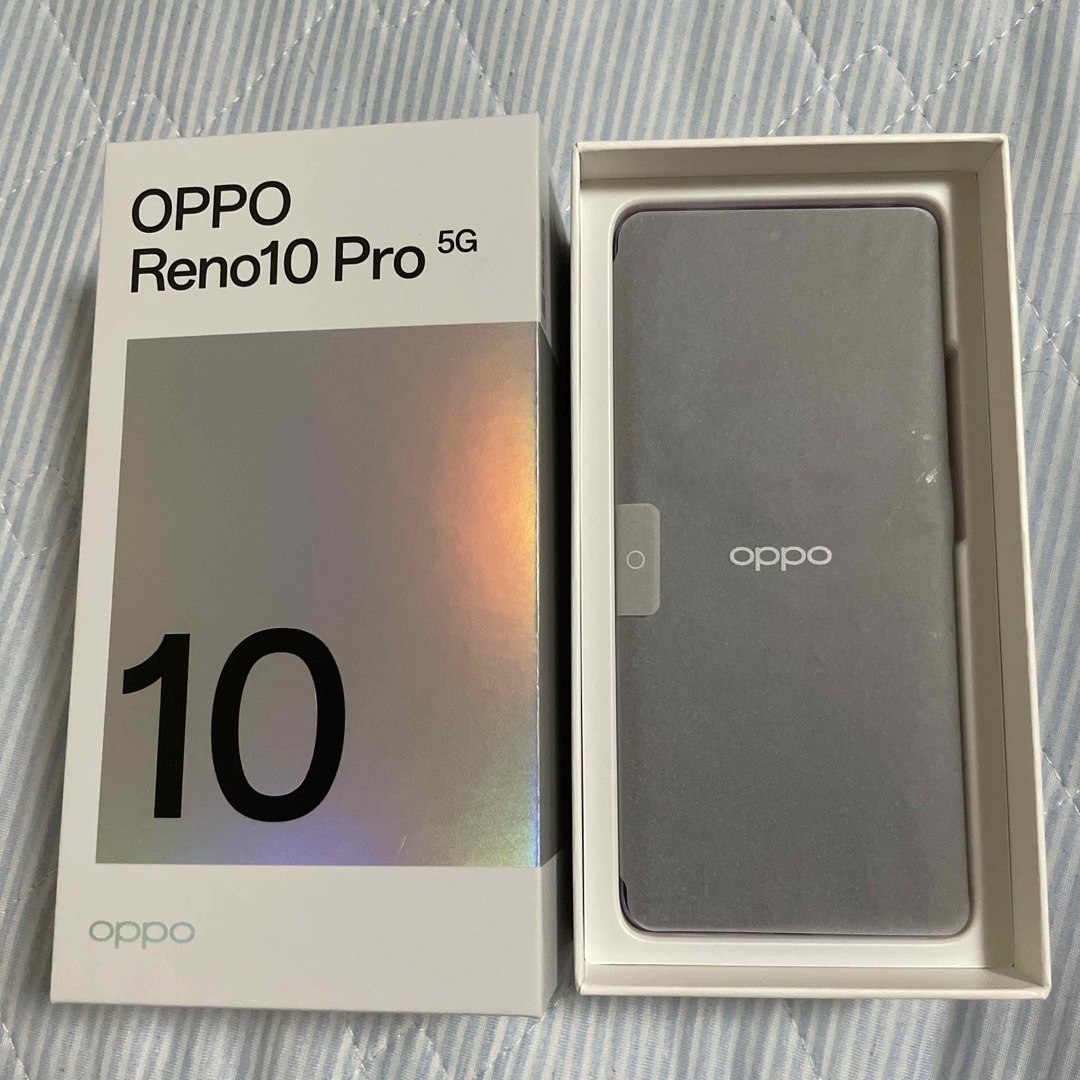 スマートフォン/携帯電話OPPO Reno10 Pro 5G Softbank版 グロッシーパープル