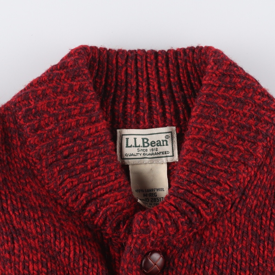 古着 エルエルビーン L.L.Bean ウールニットハーフボタンセーター メンズM /eaa333885
