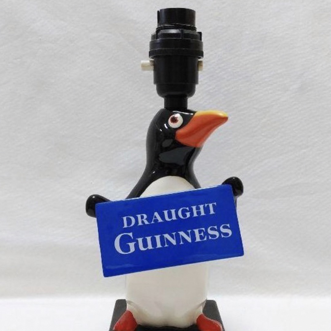 ペンギン ギネスビールGUINNESS陶器電灯スタンド❤︎限定ディスプレイセット 1