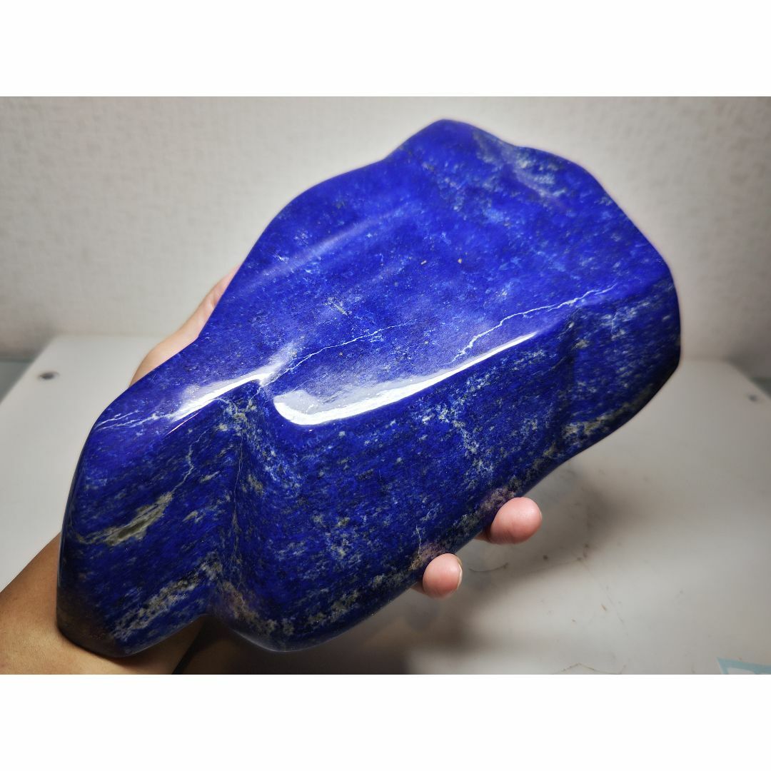 ラピスラズリ 2.8kg 原石 鑑賞石 自然石 誕生石 鉱石 鉱物 宝石 水石-