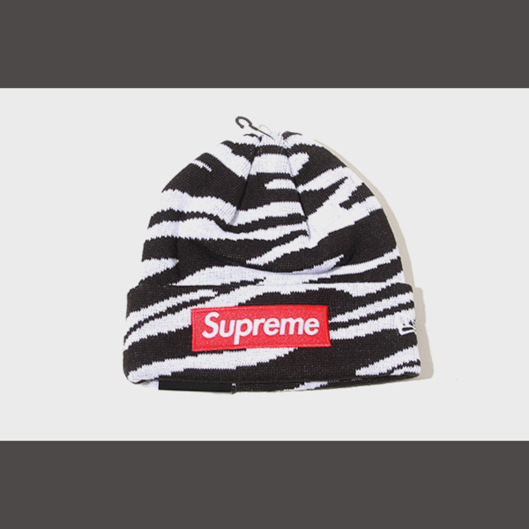 SUPREME New Era Box Logo Beanie Zebra | フリマアプリ ラクマ