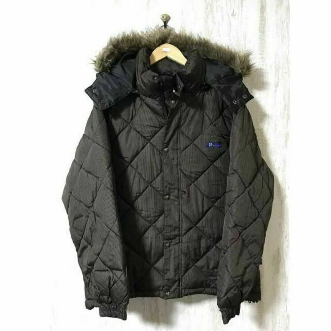 Penfield ペンフィールド フーディー キルティングジャケット L 茶