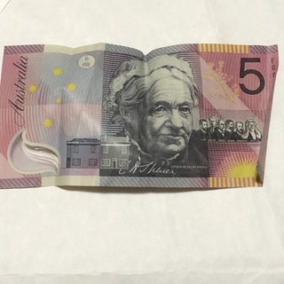 ★レア紙幣　オーストラリア連邦結成記念紙幣　5ドル(その他)