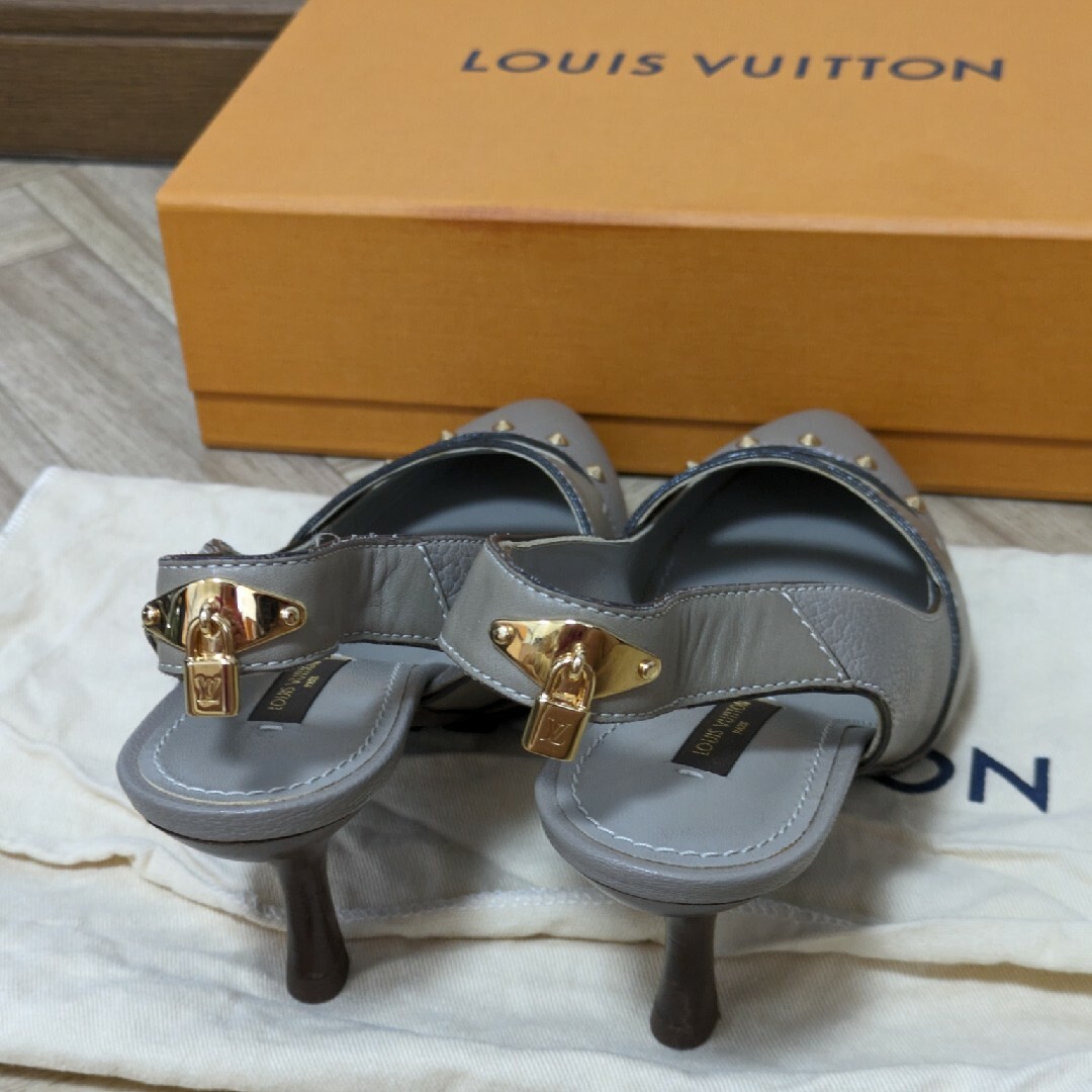 裏張り済み♡ LOUIS VUITTON カデナ付き パンプス