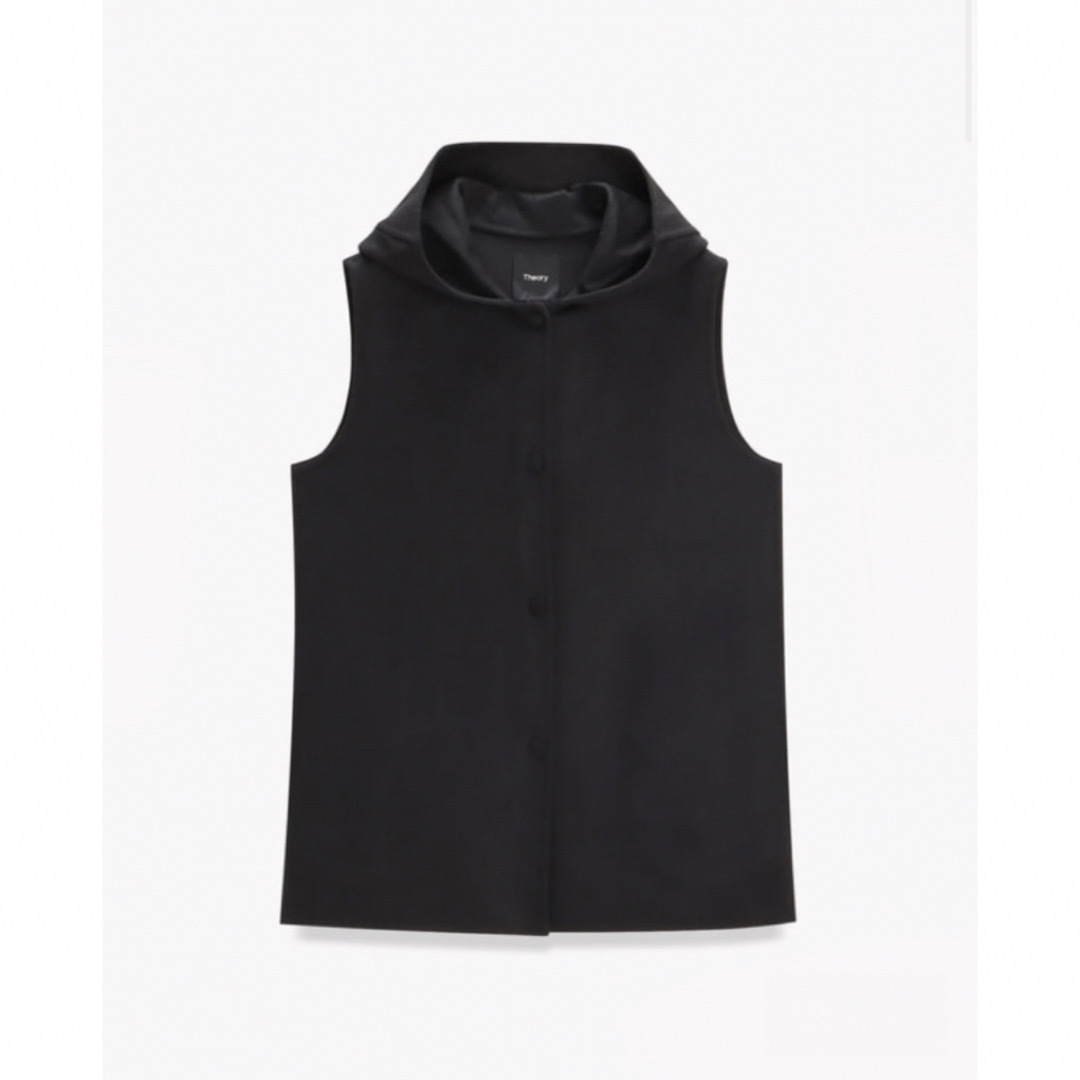 Theory - Theory 22aw ミドル丈フーディベストコートの通販 by Theory - Theory 22aw ミドル丈フーディベストコートの通販 by
