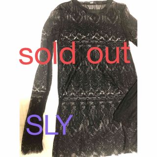 スライ(SLY)のSLY 透け総レース サイズ02 ◎新品同様◎袖口親指が通せます✩.*˚(Tシャツ(長袖/七分))