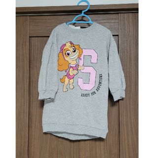 ザラキッズ(ZARA KIDS)のZARA パウパトロール スカイ スウェット トレーナー ワンピース(Tシャツ/カットソー)