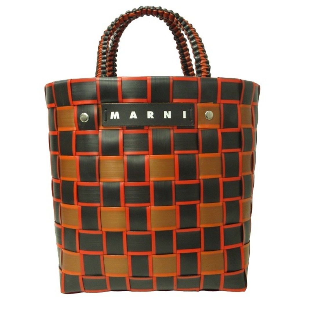 Marni   マルニマーケット テープバスケット かごバッグ ハンドバッグ