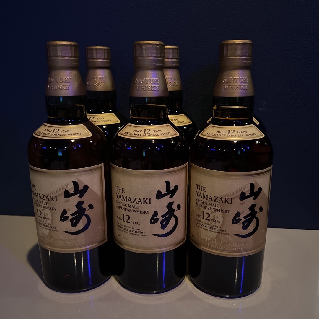 サントリー(サントリー)の山崎１２年６本セット 食品/飲料/酒の酒(ウイスキー)の商品写真