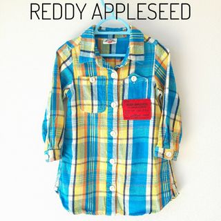 レディーアップルシード(REDDY APPLESEED)の【2点セット】reddy apple seed 95cm　ワンピース　ギンガム(ワンピース)