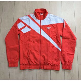 リーボック(Reebok)のM 美品 Reebok  VECTOR TRACK TOP オレンジ(ナイロンジャケット)