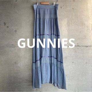 ガニーサックス(GUNNE SAX)のGUNNIES ガニーサックス 花柄 チューブトップ ロングワンピース(ロングワンピース/マキシワンピース)