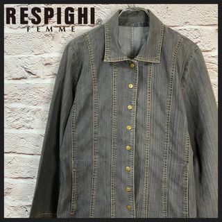 RESPIGHI デニムジャケット　ジャケット メンズ　レディース(Gジャン/デニムジャケット)