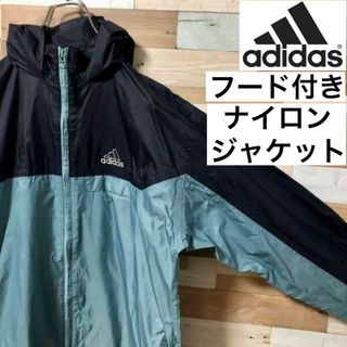 アディダス(adidas)のadidas ナイロンジャケット マウンテンパーカー アディダス 古着 輸入(ナイロンジャケット)