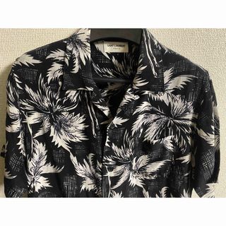 Saint Laurent - サンローランパリ 14ss アロハシルクシャツ37 saint
