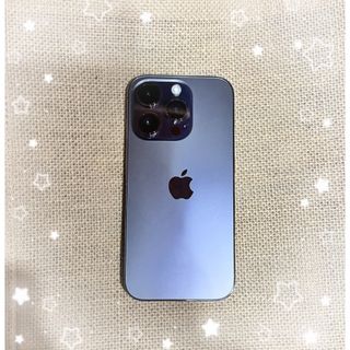 アップル(Apple)のApple iPhone14pro、256GB、ディープパープル⭐️(スマートフォン本体)