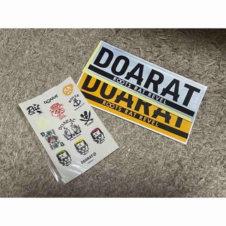 ドゥアラット(DOARAT)のDOARAT ステッカー ロゴ大判2枚&ステッカーセット (その他)