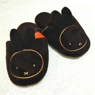 ミッフィー(miffy)のミッフィークニャック消音スリッパ部屋履きルームシューズmiffy23〜25Ｂ(キャラクターグッズ)