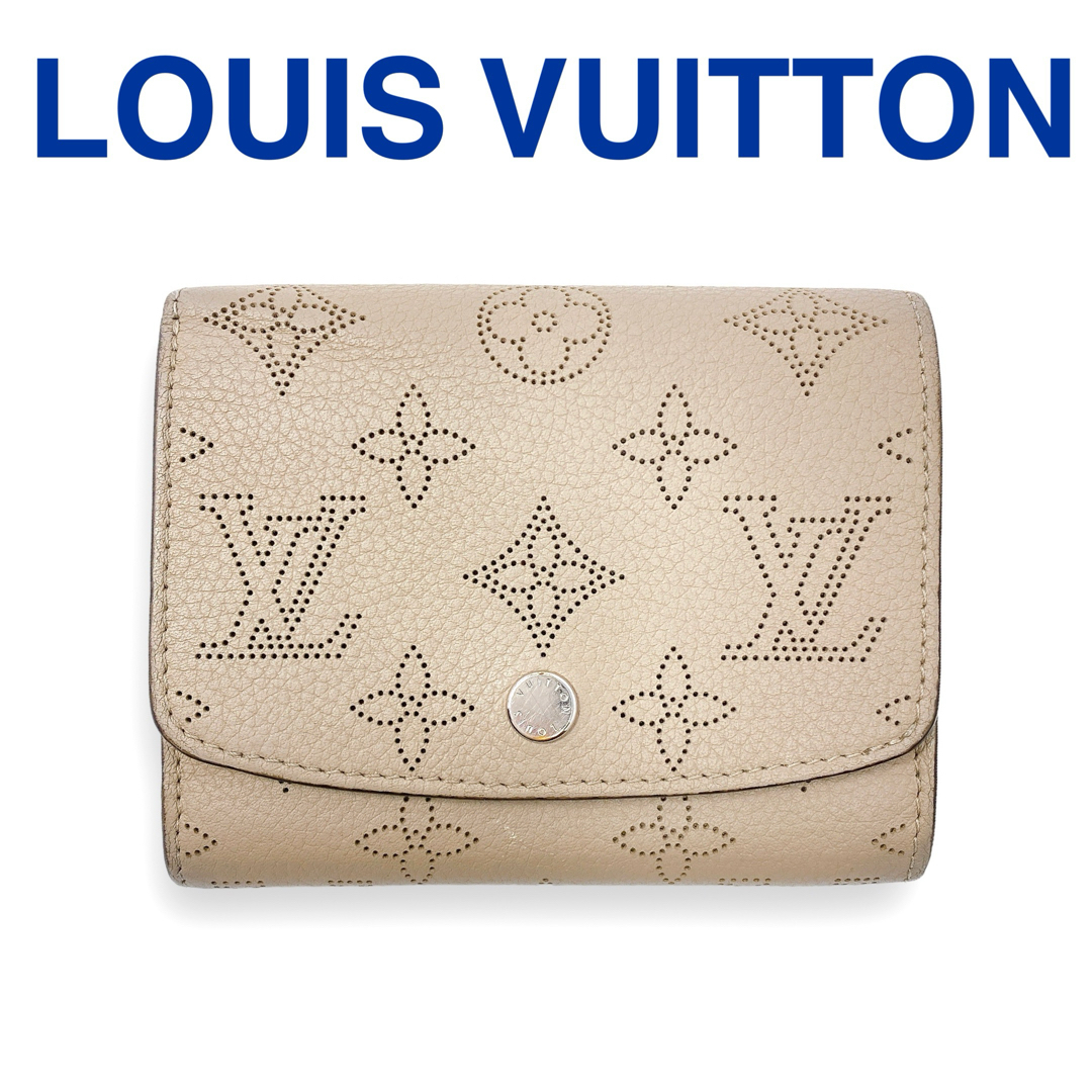 LOUIS VUITTON(ルイヴィトン)のルイヴィトン M62542 マヒナ ポルトフォイユ イリス コンパクト 財布 レディースのファッション小物(財布)の商品写真