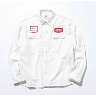 ラッツ(RATS)の【美品】RATS PATCH OX WORK SHIRTS Mサイズ(シャツ)