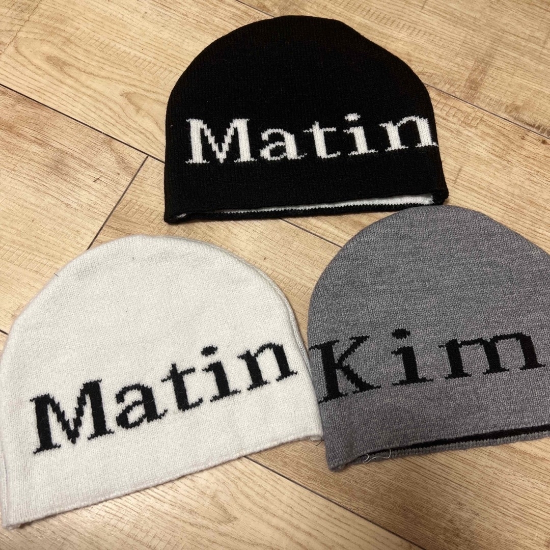 MATIN KIM マーティンキム 待ち ビーニー MATIN KIM マーティンキム 待ち ビーニー