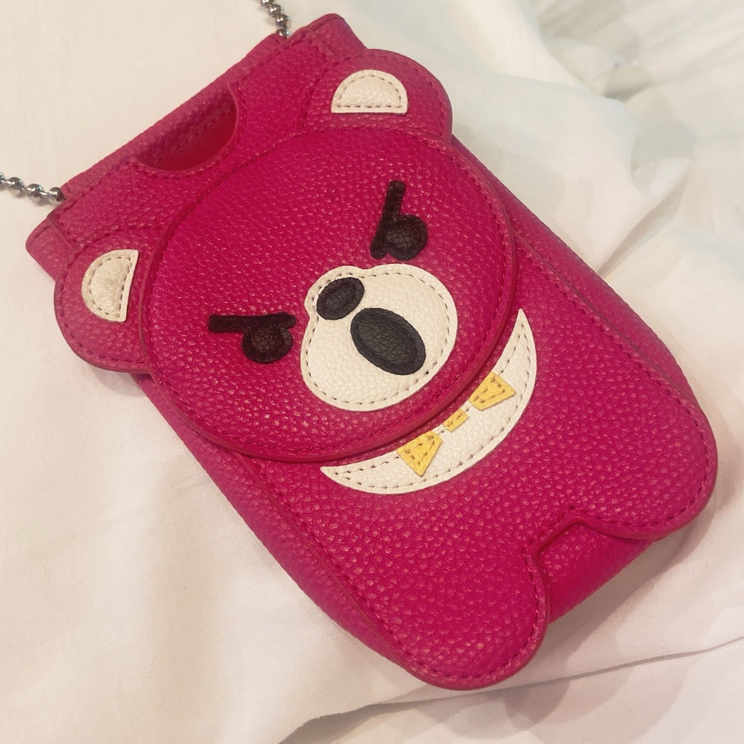 HYSTERIC GLAMOUR - ヒステリックグラマー ファックベア スマホ入れ ... ファックベアスマホショルダー
