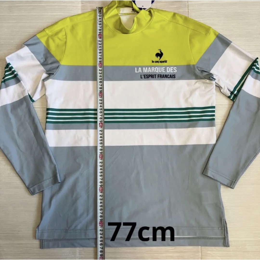 送料無料 新品 le coq sportif ゴルフ マルチカラーハイネックXL 4