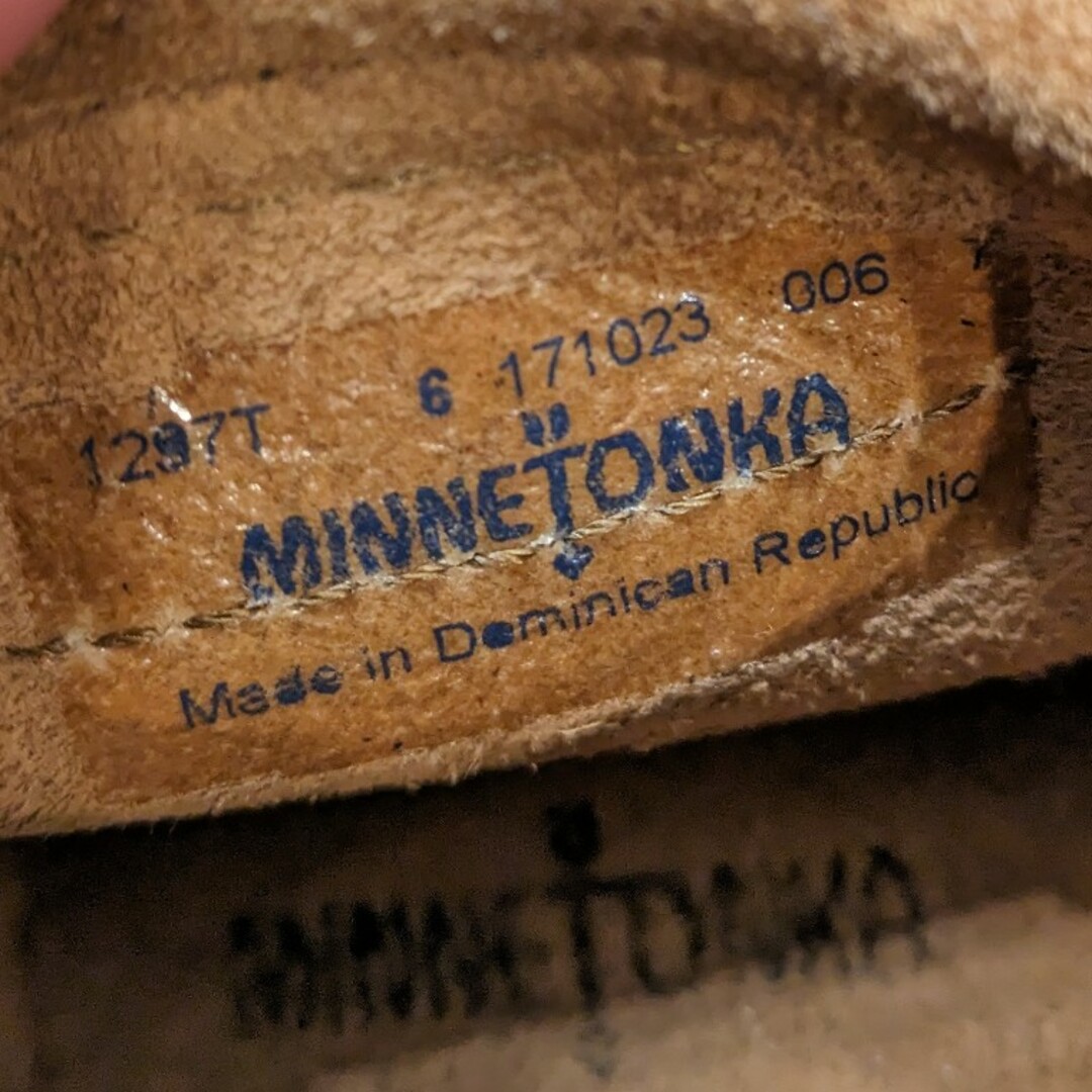 Minnetonka(ミネトンカ)のミネトンカ MINNETONKA ブーツ ハイカット　靴　6 13cm〜14日 キッズ/ベビー/マタニティのベビー靴/シューズ(~14cm)(ブーツ)の商品写真