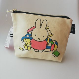 ミッフィー(miffy)のミッフィー　ポーチ　うさこちゃん　おもちゃ　つみき　鳥　ことり　ウサギ　うさぎ(ポーチ)