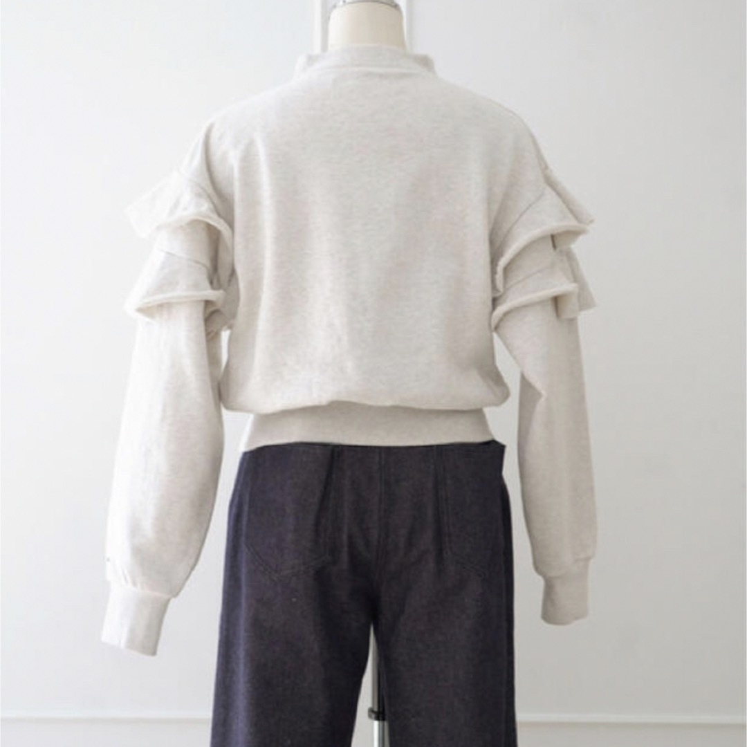 Her lip to(ハーリップトゥ)のRuffled Cotton-Jersey Sweatshirt レディースのトップス(トレーナー/スウェット)の商品写真