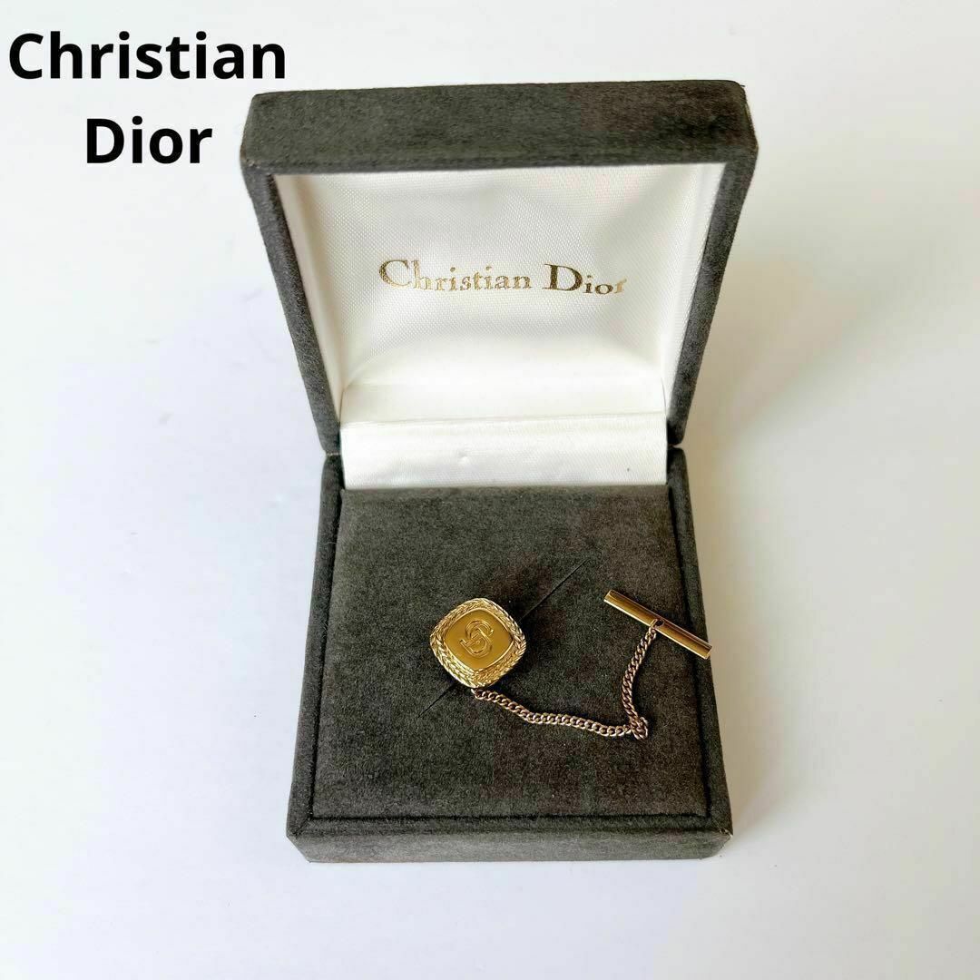 【ケース付き】Christian Dior ディオール ネクタイピン ゴールドアクセサリー