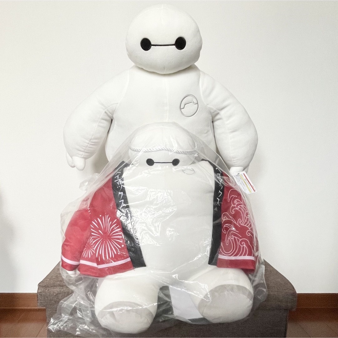 ディズニー ベイマックス ぬいぐるみ 60cm ビーズクッション 2点セット