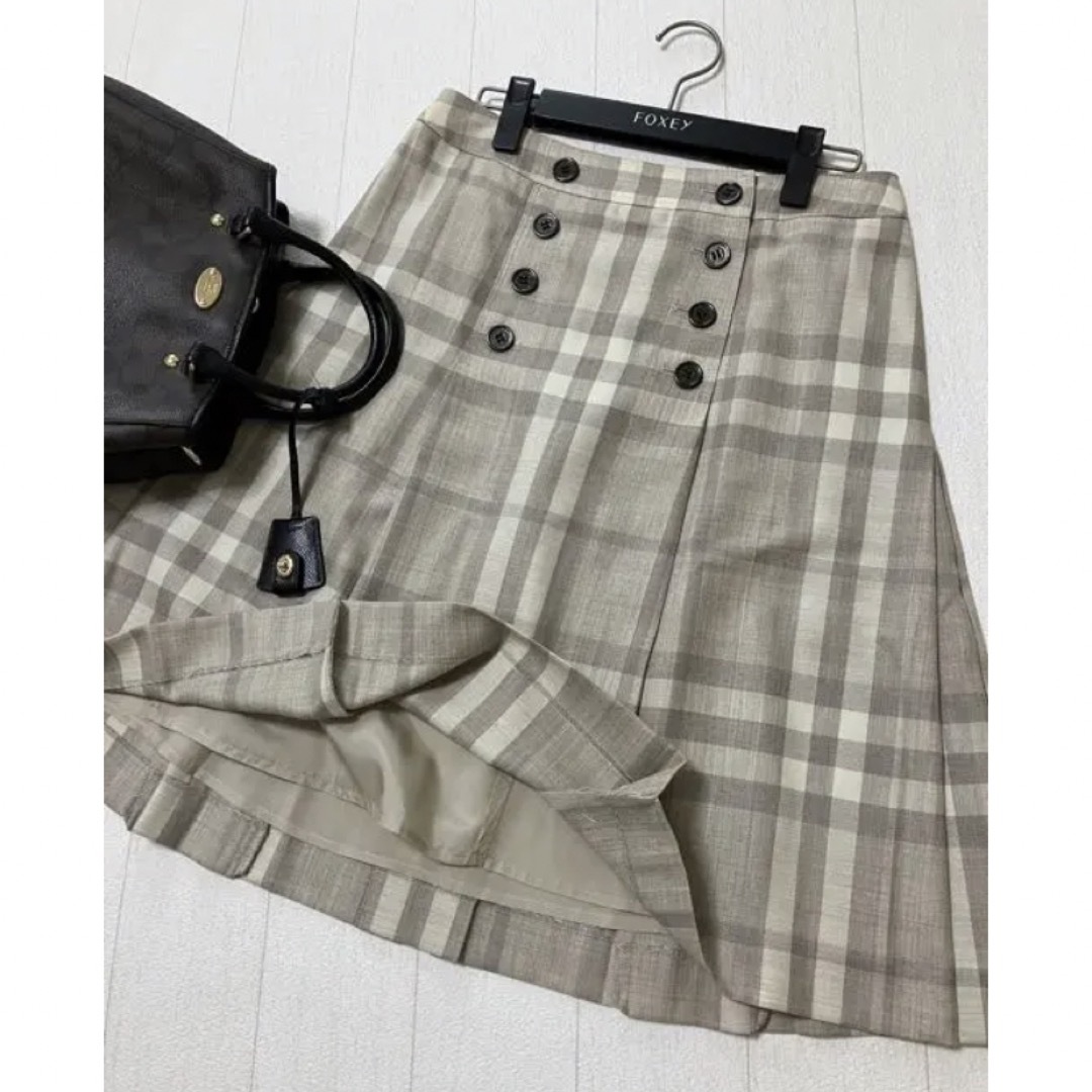美品 バーバリー ロンドン スカート チェック 40