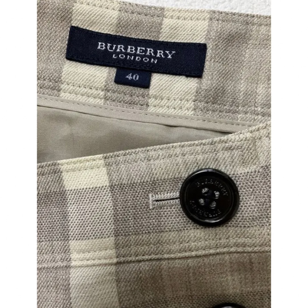 BURBERRY - 美品 バーバリー ロンドン スカート チェック 40の通販 by