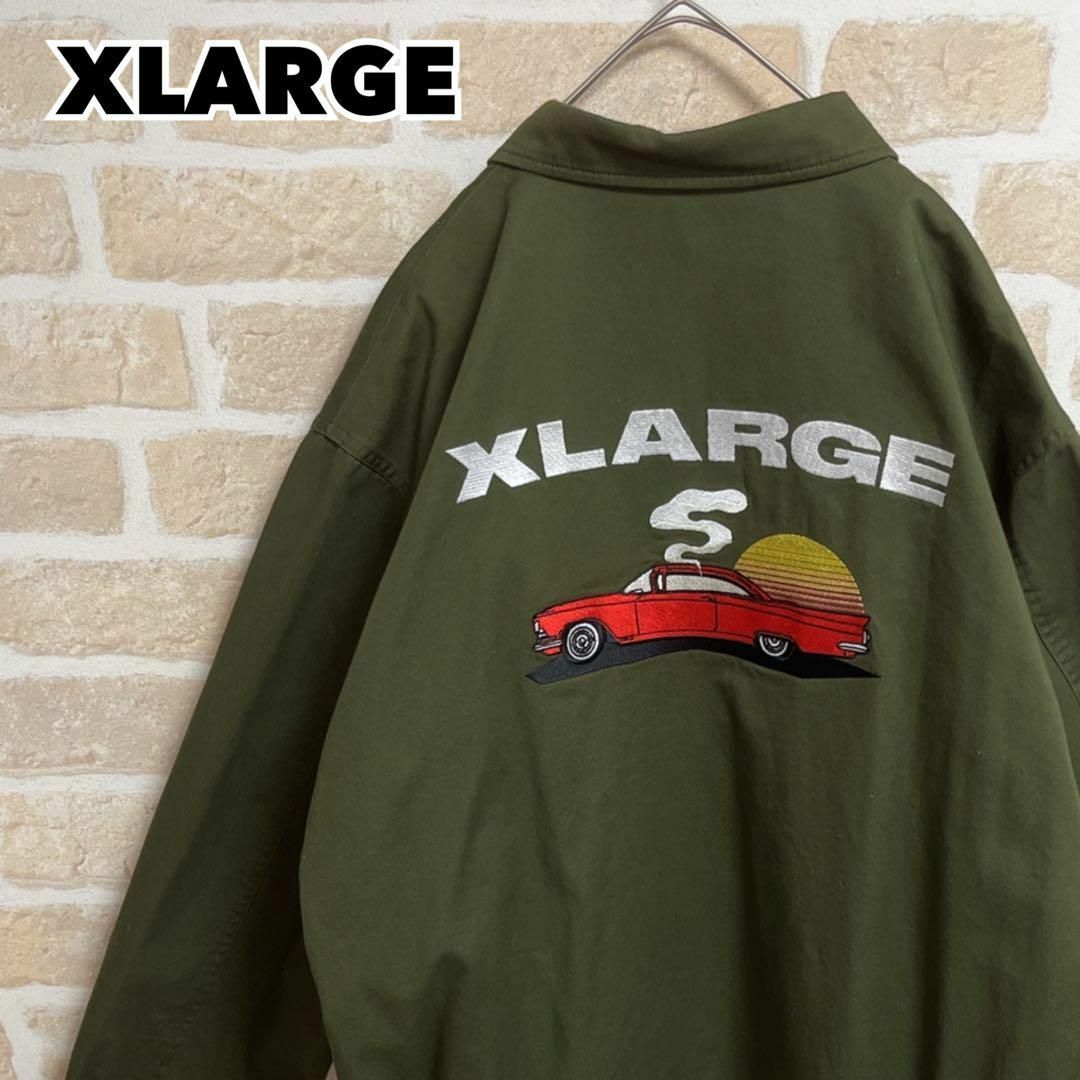 XLARGE - XLARGE エクストララージ ワークジャケット 刺繍ロゴ