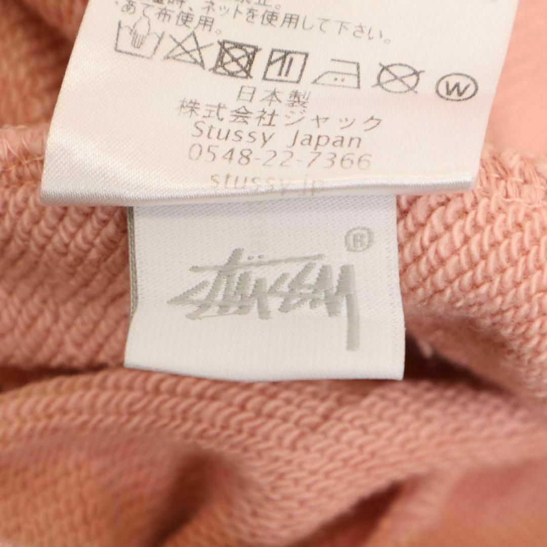 STUSSY ステューシー フォトプリント スウェット トレーナー ピンク M