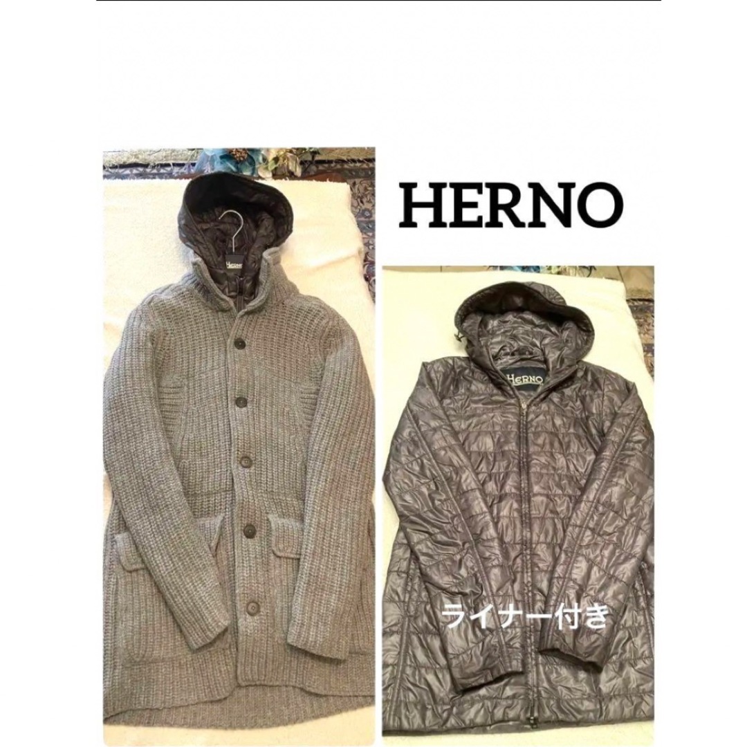 ヘルノHERNO ロングコート ライナー付き　2way