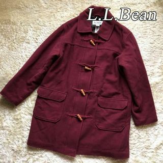 USA製 ビンテージ LLBean ビッグシルエット ロング ダッフルコート 赤