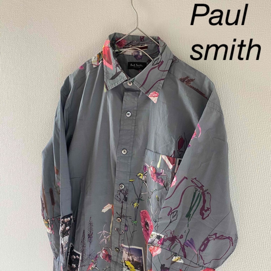 Paul Smith - Paulsmithポールスミス花柄長袖シャツメンズレディースm