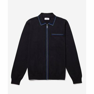 サタデーズニューヨークシティ(Saturdays NYC)の【ブラック（01）】Saji Zip Polo Sweater(カーディガン)