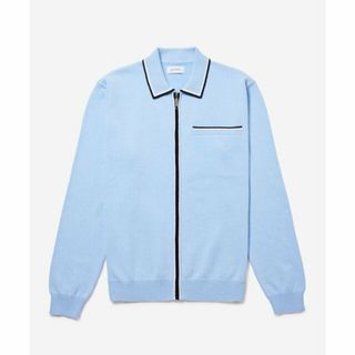 サタデーズニューヨークシティ(Saturdays NYC)の【サックス（48）】Saji Zip Polo Sweater(カーディガン)