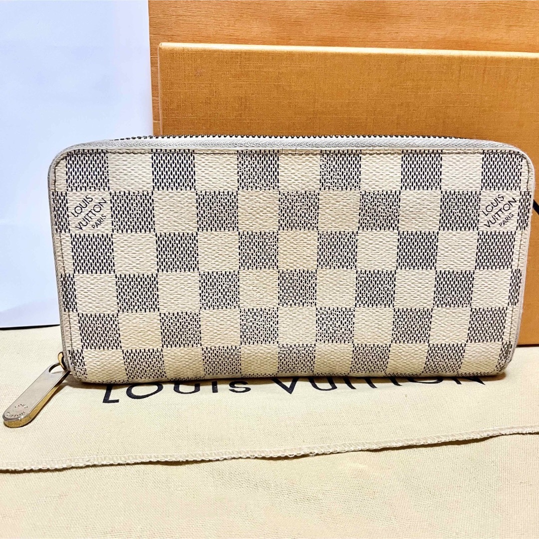 LOUIS VUITTON(ルイヴィトン)の★美品★ルイヴィトン ダミエ アズール ジッピーウォレット 長財布 メンズのファッション小物(長財布)の商品写真